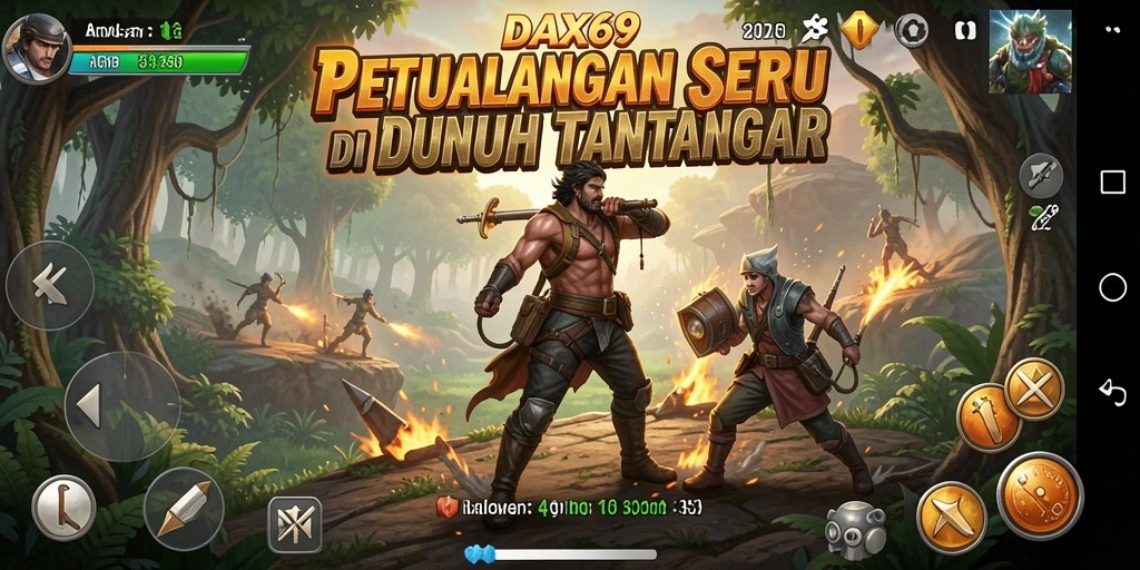 Tangkapan layar gameplay DAX69 yang memukau dan penuh aksi.