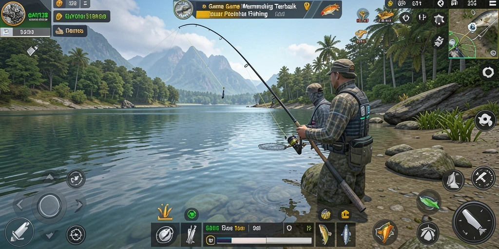 Tampilan gameplay GAYO138 dengan pengalaman memancing yang memukau.