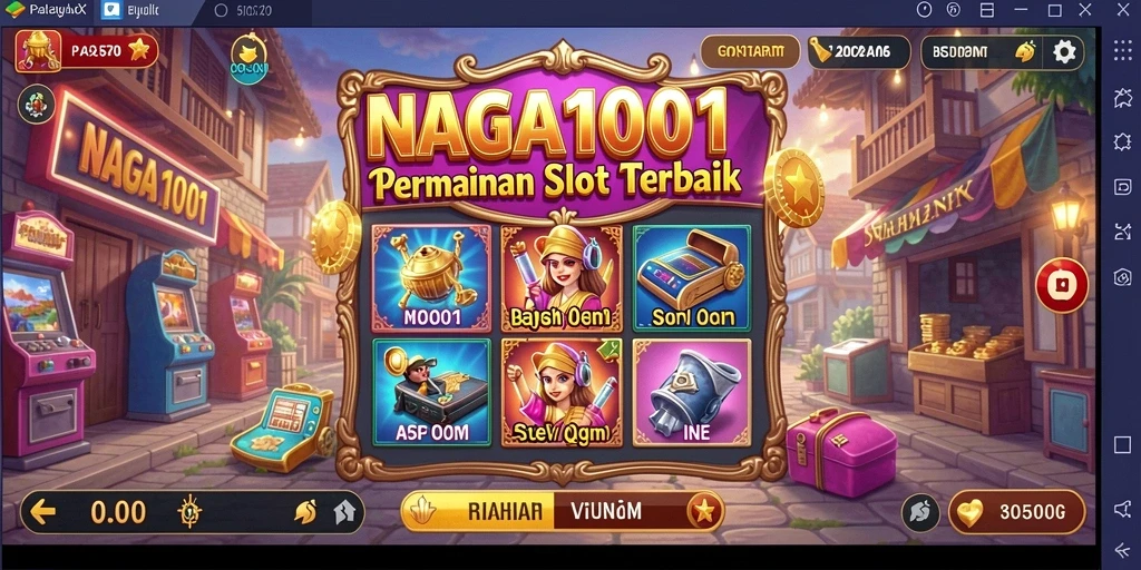 Tampilan gameplay NAGA1001 yang menarik dengan tema slot variatif.