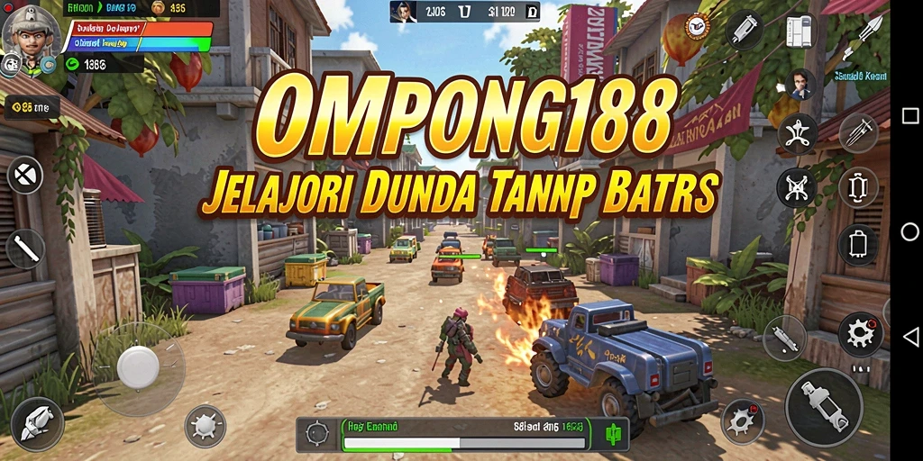 Tangkapan layar OMPONG188 yang menunjukkan keindahan dunia terbuka.