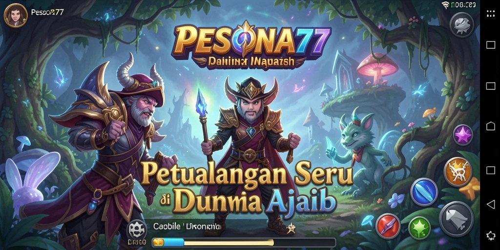 Screenshot PESONA77 menampilkan aksi seru dalam dunia petualangan.