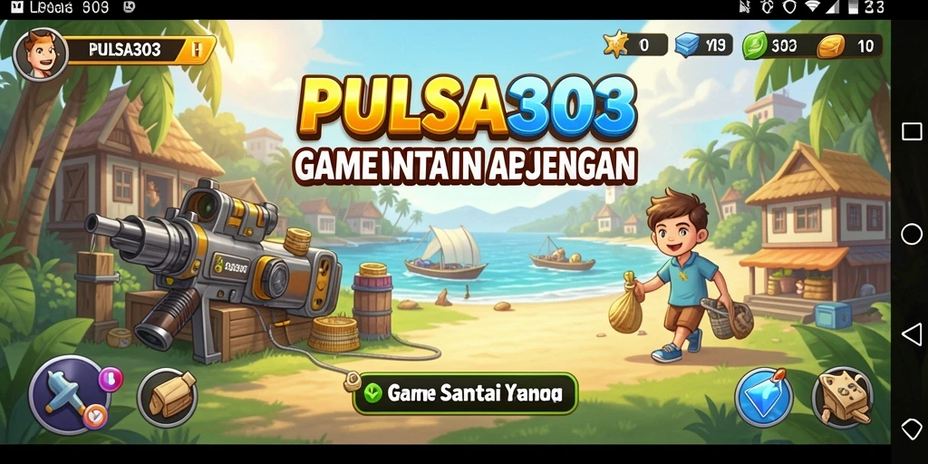 Tampilan gameplay PULSA303 yang nyaman dan berwarna-warni.