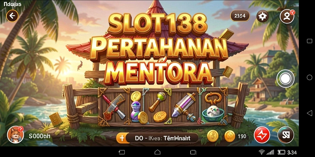 Tampilan menarik dari gameplay Tower Defense di SLOT138.